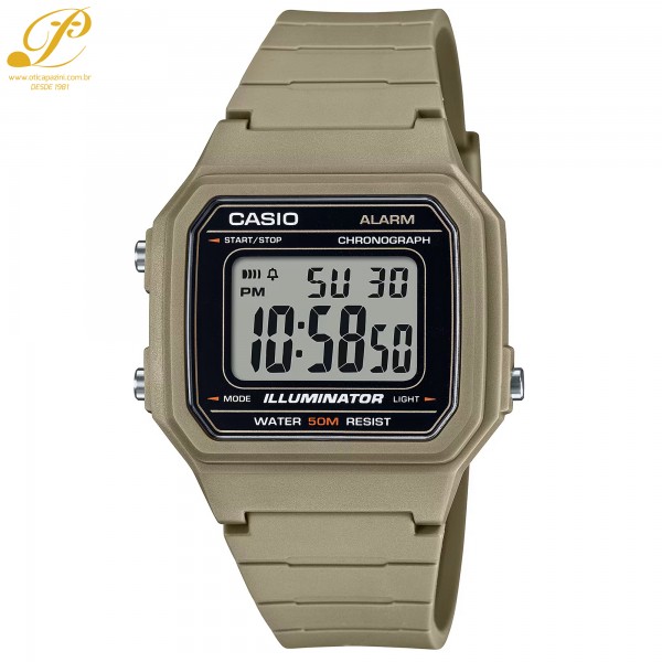 Relógio CASIO Digital W-217H-5AVDF